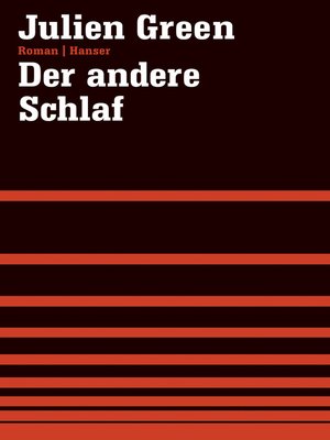 cover image of Der andere Schlaf